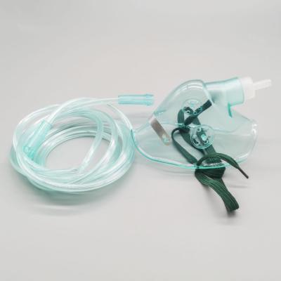 China High Oxygen Concentration Mask Only Non Rebreather Single Use With 7ft Oxygen Tubing for sale