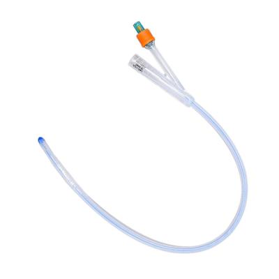 China China Single Use Professional Manufacture Double Balloon Catheter 2 Way Silicone Foley Catheter for sale