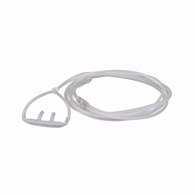 China Single Use Single Cannula Oxygen Supply Nasal Tubing With 4 Foot Star for sale