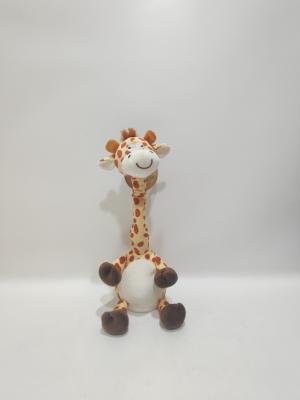 Chine Jouet de girafe avec fonction de réaction parlant Jouet électrique en peluche à vendre