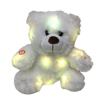 Cina peluche Toy Colour Changing Teddy Bear di 0.82ft 0.25M LED con le luci ed i capelli simili a pelliccia di musica in vendita