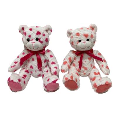 Chine jouets de peluche de jour de valentines de 26cm avec le lien d'arc à vendre