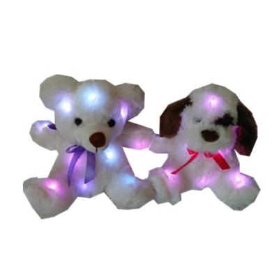 Cina cane ed orso di Teddy Bear With Led Lights 2 Asstd degli animali farciti di 0.2M 0.66ft in vendita