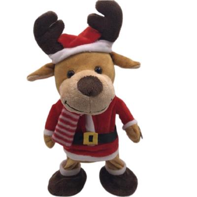 China 33cm 12.99in Weihnachtsren weicher Toy Brown Chronicles Stuffed Animals 3A zu verkaufen