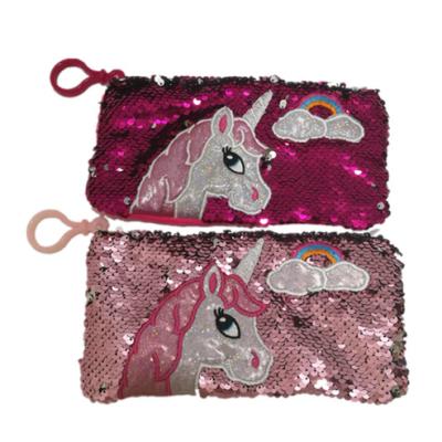 China Paillette-Verschönerungs-Unicorn Pen Bags Multi Functional Pencil-Fall EMC des Zoll-7,87 zu verkaufen