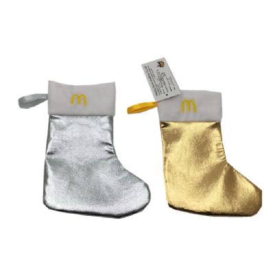 China 7.25cm 2.85in Geschenk-Plüschtier McDonald personifizierte Nadelspitzen-Weihnachtsstrümpfe zu verkaufen