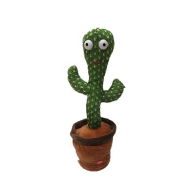 China Het registreren Herhalend het Dansen het Zingen Cactuspluche Toy Customized Te koop