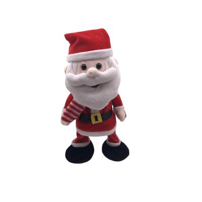 China Gesang-erdrosselndes Weihnachten Santa Plush Toy 33cm zu verkaufen