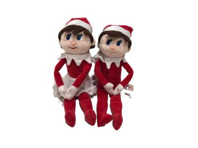 Chine Fille d'elfe de X'mas et peluche Toy For de peluche de garçon tout l'âge 38cm à vendre