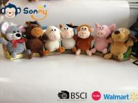 China Voz de gravação e de agitação de Kawaii dos animais do luxuoso de Toy With 6 Asstd à venda