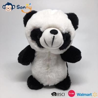 China EN71 Stuffed Animal Talking Back Panda Plush With 100% PP Cotton Inside for sale