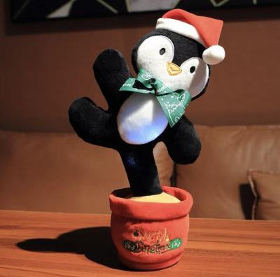 China EN71-1-2-3 Christmas Light Up Singing Animal Toys For Kids for sale