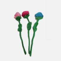 China Bindungs-Färbungs-Valentinsgruß-Tagesplüsch-Spielwaren buntes Roseflower 28 cm zu verkaufen
