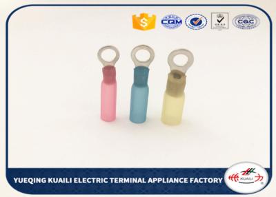 China Insulated Ring Wire Connectors Terminals Heat Shrinkable Copper Ring Terminals for sale