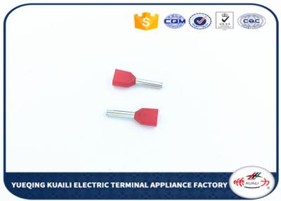 China La lata de la galjanoplastia aisló los terminales gemelos del extremo del alambre del cordón de los terminales del extremo del cordón que prensaban en venta