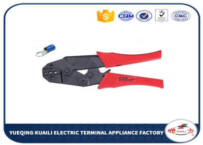 중국 단자 러그들, 케이블 러그들 압착 공구를 주름을 잡기 위한 빨간 미늘 톱니 바퀴 핸드 터미널 압착 공구 LY-03C 판매용