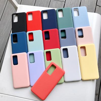 China Factory Price Shockproof Samsung Case Shockproof Liquid Rubber Silicone Case With Soft Fiber Flannel For Samsung S22 Ultra S21 S20 for sale