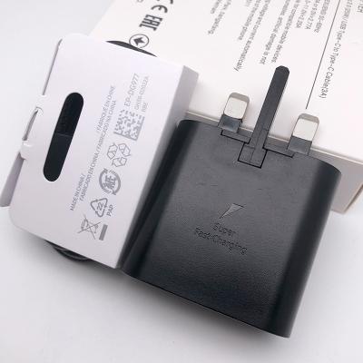 China UniversalÂ   Original 25W UK Plug 25W UK Plug PD Charing Fast Adaptive Quick Fast USB c Wall Type c Charger For Note10 S9 S10 S20 for sale