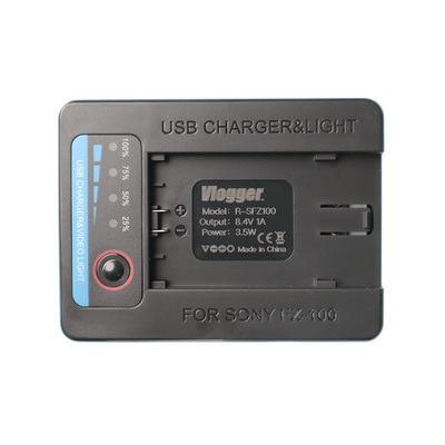 China Fast Delivery From SLR Cameras RGB To Sony Batteries Using High Quality Pocket Battery Chargers With Lamps Charging Type-C 80*60*15mm for sale