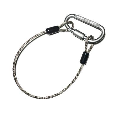 China Exterior is PP; inside is Chinese high quality film crew waist supplier rubber or latex round camera hook lanyard with lock hook and lighting engineer hanging loop for sale