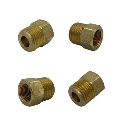 China Drinking Water Factory Wholesale Price Water Tube Pipe Plug End Male Plug Threaded Plug Copper Pipe Joining Pipe Lines Copper Brass for sale