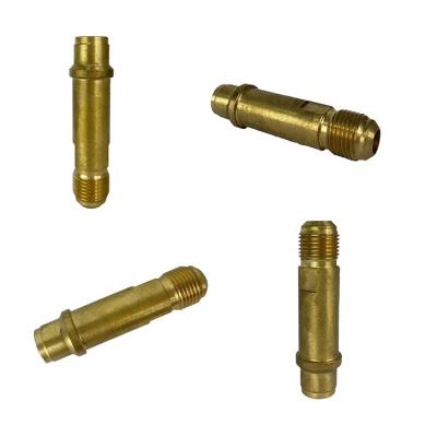 China High Durability Thread All Male Cylinder Square Fittings Brass Copper Fittings Sanitary Coupling Fittings Connector for sale