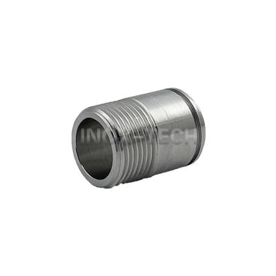 China High Durability High Performance Stainless Steel Male Connector Cylinder Pressed Fitting for sale