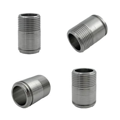 China High Durability Chinese Manufacturer Factory Sale 304 Stainless Steel Pipe 316 Nipple Pipe Fitting for sale