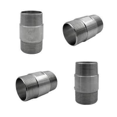 China 304 Stainless Steel Adapter Stainless Steel Thread Inner Adapter Anti-Corrosion Non-Standard Threaded Stainless Steel Pipe Joint for sale