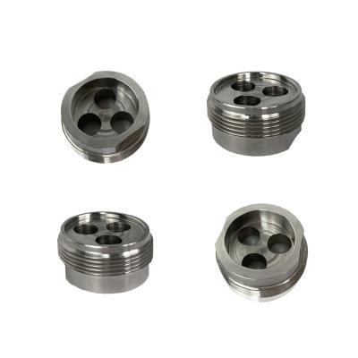 China High Durability External Hose Head Non-Standard Customized Multinational HVAC Three-Hole Tooth Adapter for sale