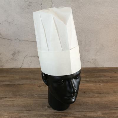 China Factory Direct Sales Protective Crepe Paper Chef Hat Adjustable Cook Disposable Hat for sale