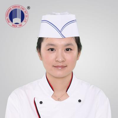 China Forage Hat Chef Hat Comfortable Disposable Paper Kitchen Cooking Hat Paper Hat for sale