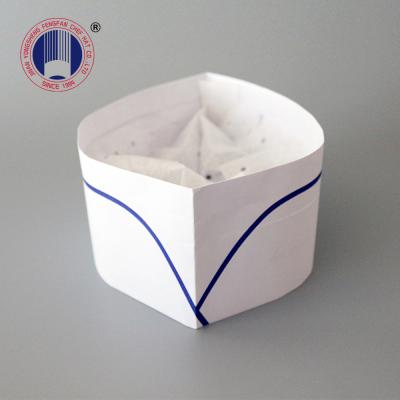 China High Quality Eco-friendly Chef Hat Fodder Hat Restaurant Kitchen Disposable Paper Hat for sale