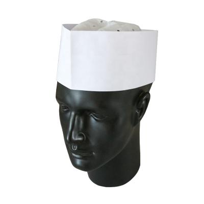 China Cozy Kitchen Cooking Paper Hat 80 G Fodder Hat Paper Chef Hats for sale