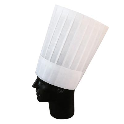 China Chef Working Eco-Friendly Disposable Cake Shop Hat Kitchen Supplies Chef Waiter Hotel Hat Cap for sale