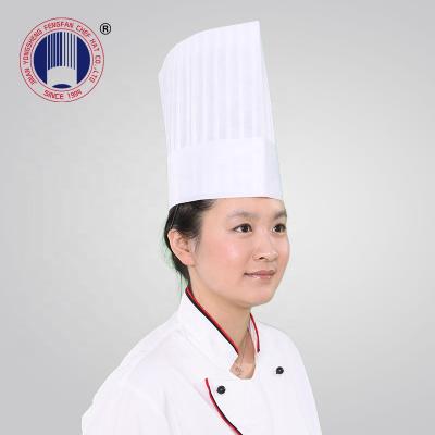 China High Quality Non Disposable Woven Chef Hat Eco-friendly Hot Sale Chef Cap for sale