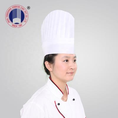 China Eco - Friendly Disposable Adjustable Non Woven Round Lid Chef Cap for sale