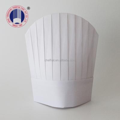 China Wholesale kitchen use 60g special protective white non-woven hat round lid chef/factory direct sale cooking hat for sale