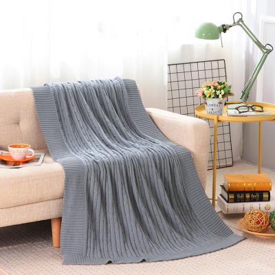 China Weight Loss Anti-Static Adult Knitted Blanket Hot Selling In Amazon for sale