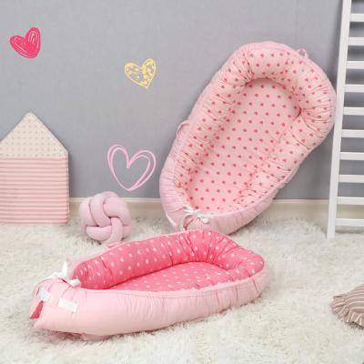 China Amazon Style Modern Warm Baby Nest For Newborn Cotton Baby Sleep Nest Bed for sale