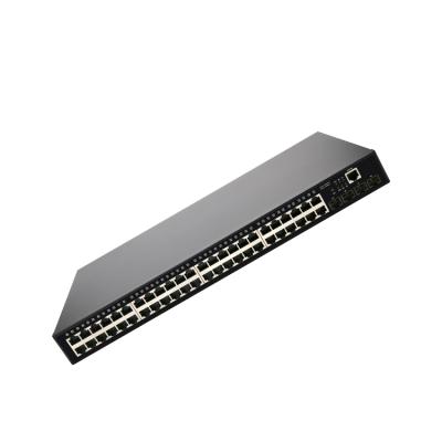 China LACP China Supplier One Console Port 48 Ports Gigabit Fiber Ethernet Switch For Small And Medium Business for sale