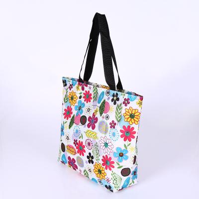 China Folding Shopping Bag Full Color Foldable Eco Friendly Tote Bag Reusable Wholesale Shopping Bag for sale