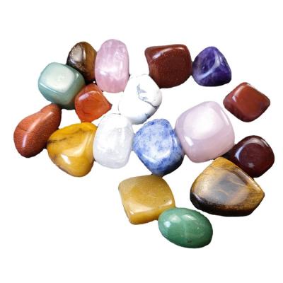 China Natural Chakela Crystal Gem Pendant Combination Set Agate Jade Seven Rainbow Healing Box Jewelry Gift 100% Wholesale for sale