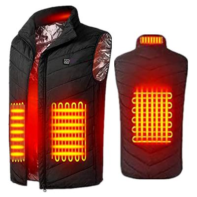 China USB Warmer Surfaces Jacket Breathable Lightweight Outdoor Heated Waistcoat Vest Thermal Winter Clothing Supplier Men Women USB Heaters for sale