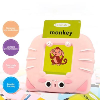 China Educational YMX KA06 2022 2023 2021 New Trending Educational Toys Learning Game Sight Word Flash Card Sided Flashcard Machine For Kid Child for sale