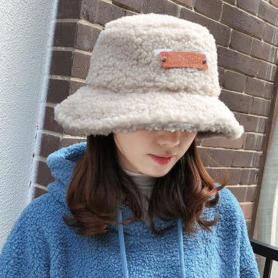 China New Design Female Bucket Hats Fisherman Hat Warm Fashion Barred Women Fall Winter Bucket Hats for sale