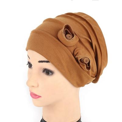 China Hat India Chemo Hat Head Wrap Cap Beanie Scarf Muslim Turban Hat Turban Hat Women Hijabs New for sale