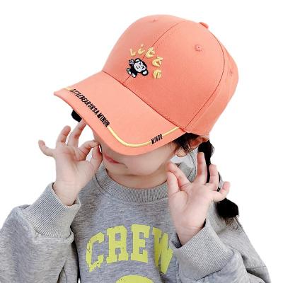 China COMMON children's hat cartoon three-dimensional embroidered sports softly tailored Four Seasons boys girls baseball cap hats for sale