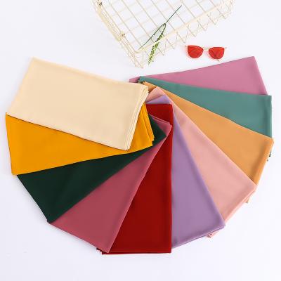 China Hot Fashion Hijab Women Plain Chiffon Hijab Scarf Wraps Solid Color Shawls Muslim Hijabs Scarf For Woman Shawl for sale