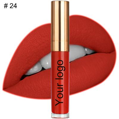 China 40 Color Waterproof Nude Vegan Waterproof Matte Liquid Lipstick Private Label for sale